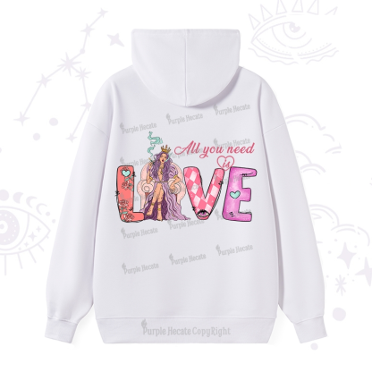 Purplehecate All You Need Is Valentine Hoodie