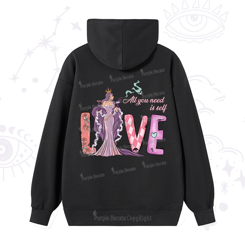 Purplehecate All You Need Is Self Valentine Hoodie