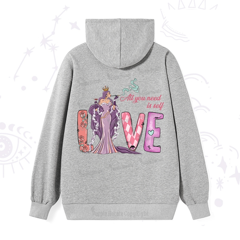 Purplehecate All You Need Is Self Valentine Hoodie
