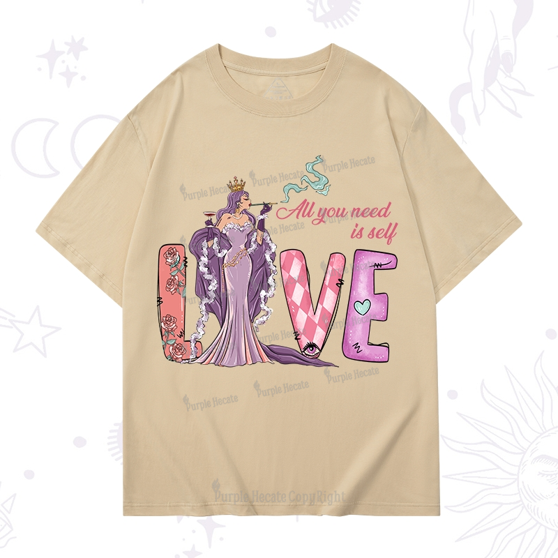Purplehecate All You Need Is Self Valentine T-Shirt