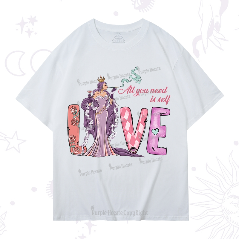 Purplehecate All You Need Is Self Valentine T-Shirt