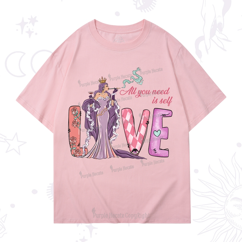 Purplehecate All You Need Is Self Valentine T-Shirt
