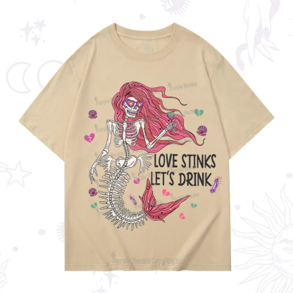 Purplehecate Love Stinks Let's Drink T-Shirt