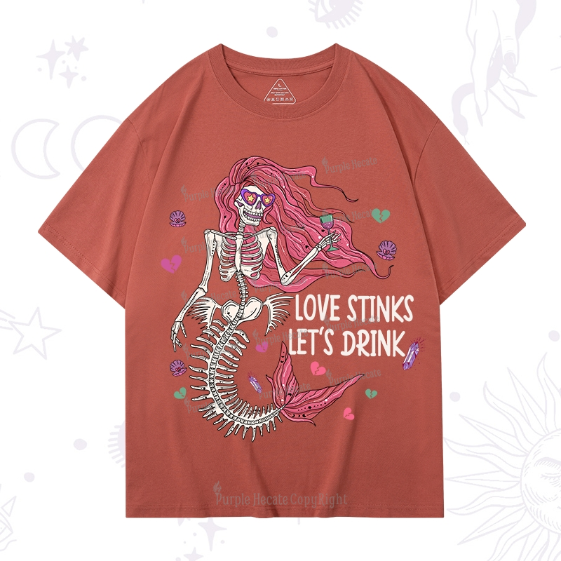 Purplehecate Love Stinks Let's Drink T-Shirt
