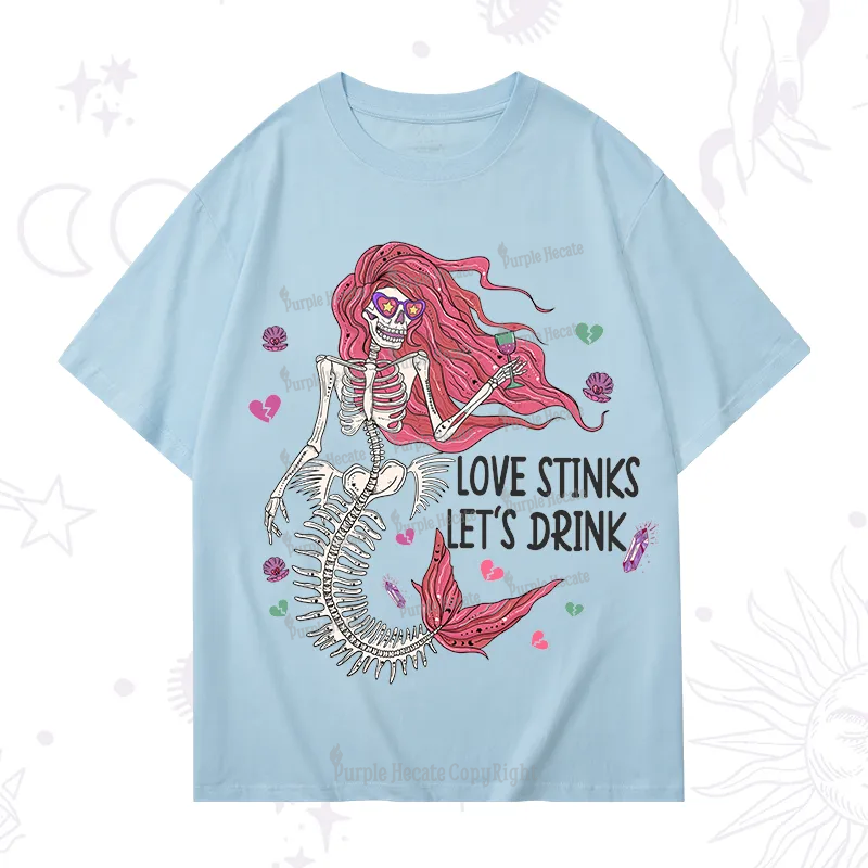 Purplehecate Love Stinks Let's Drink T-Shirt