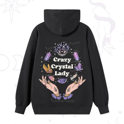 Purplehecate Crazy Crystal Lady Hoodie