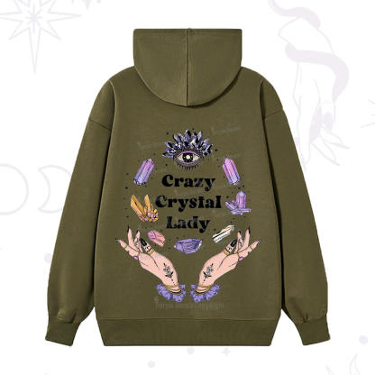 Purplehecate Crazy Crystal Lady Hoodie