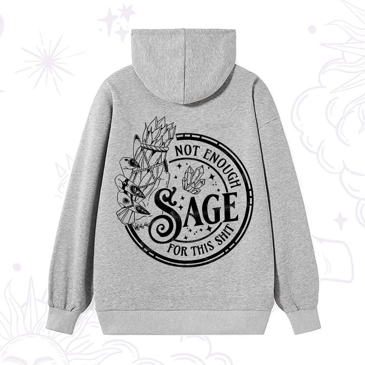 Purplehecate Not Enough Smudge for This Shit Hoodie