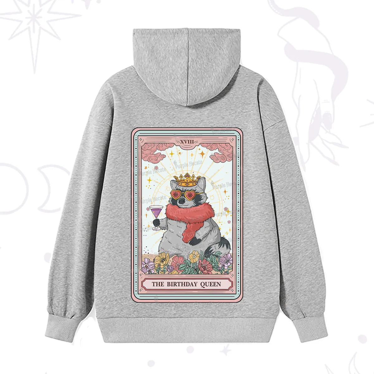 Purplehecate The Birthday Queen Tarot Hoodie