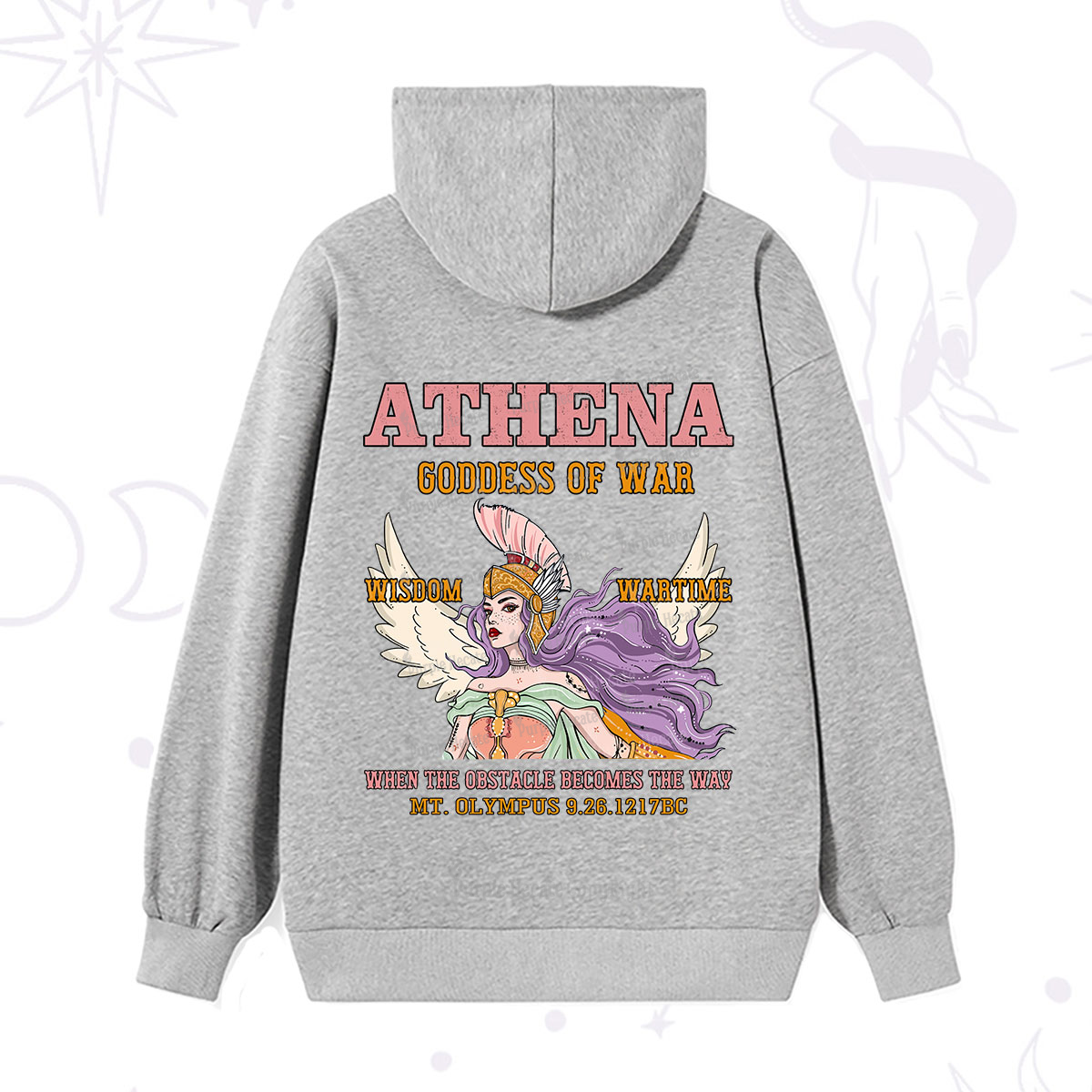 Purplehecate Wise War Goddess Athena Hoodie