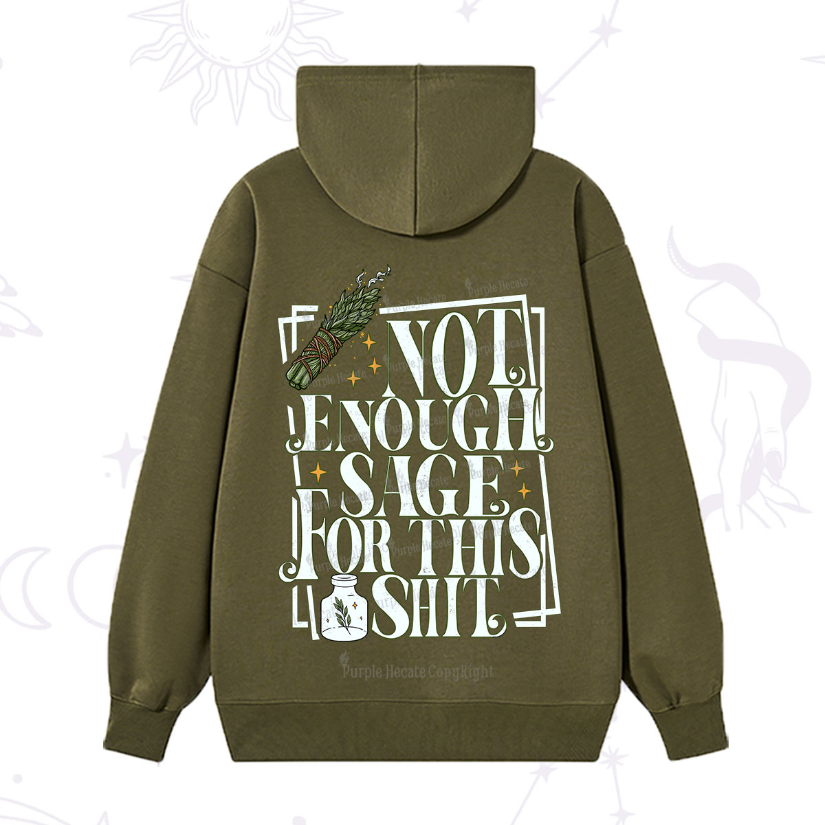 Purplehecate  Smudge for This Shit Hoodie