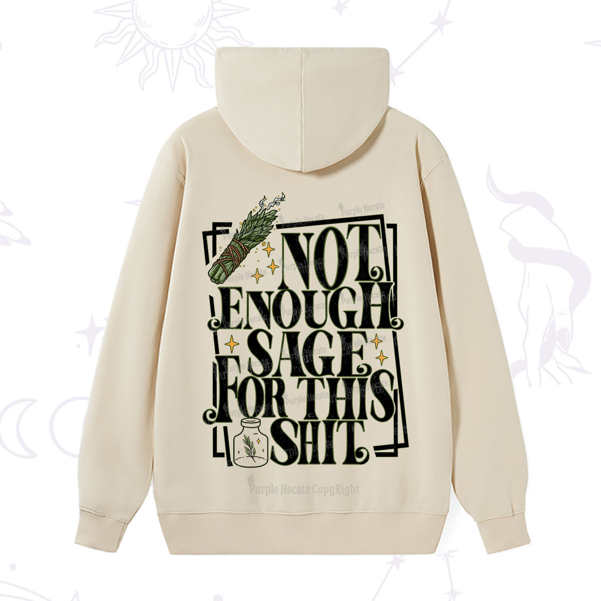 Purplehecate  Smudge for This Shit Hoodie