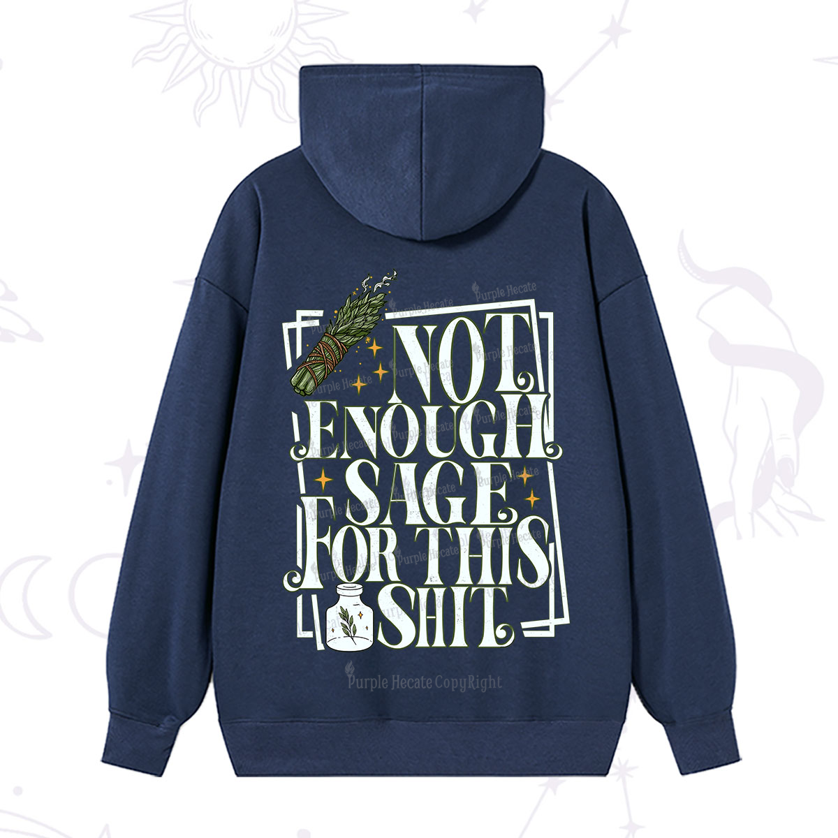 Purplehecate  Smudge for This Shit Hoodie