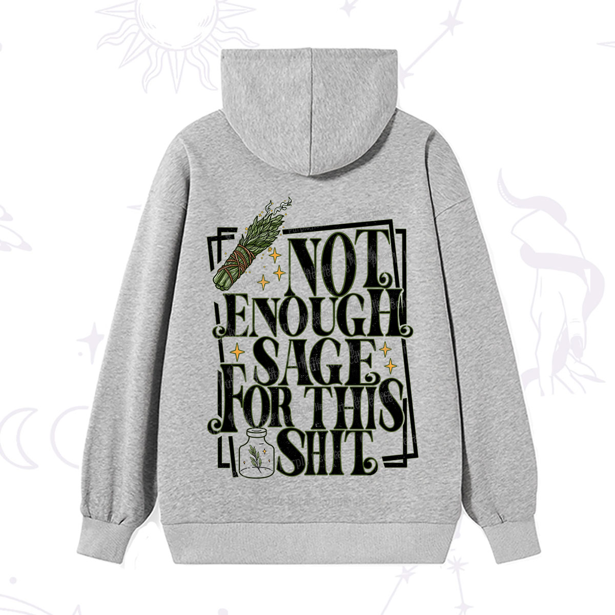 Purplehecate  Smudge for This Shit Hoodie