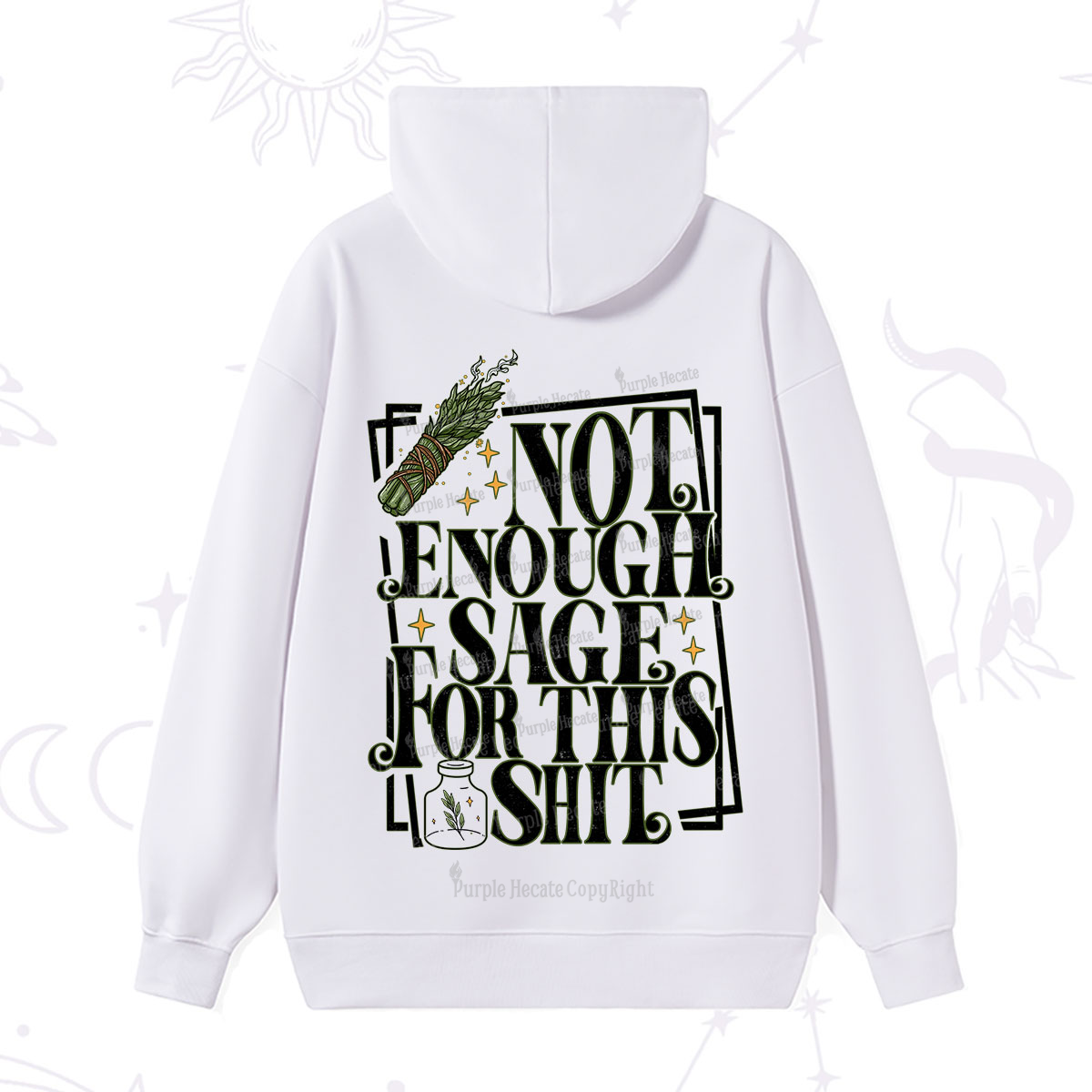 Purplehecate  Smudge for This Shit Hoodie