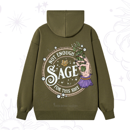 Purplehecate Not Enough Smudge for This Shit Hoodie