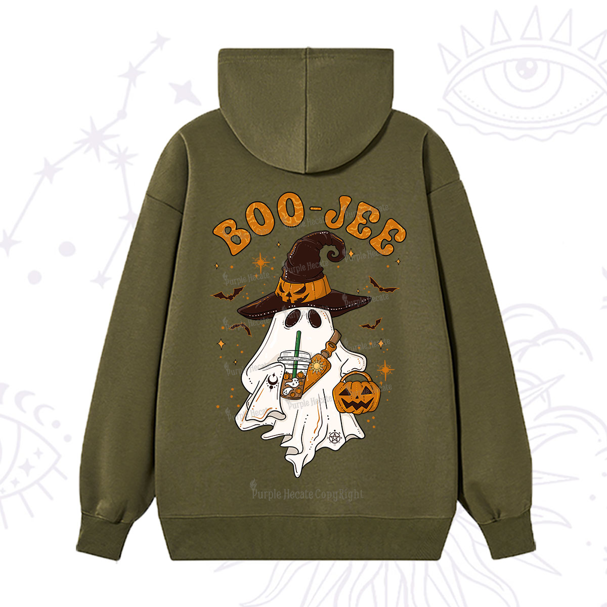 Purplehecate Boo Jee Halloween Hoodie