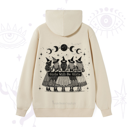 Purplehecate Girls Will Be Girls Witch Power Hoodie