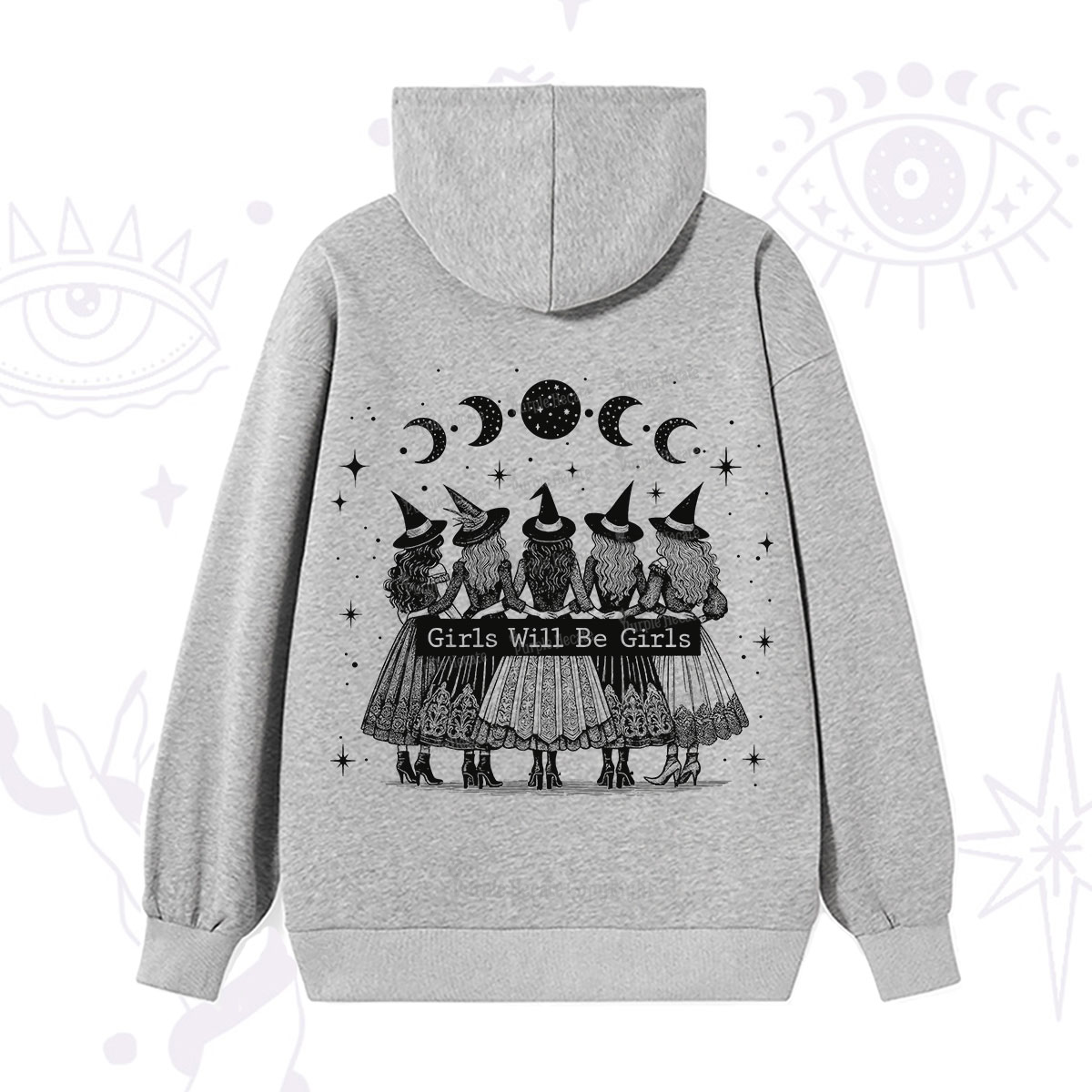 Purplehecate Girls Will Be Girls Witch Power Hoodie