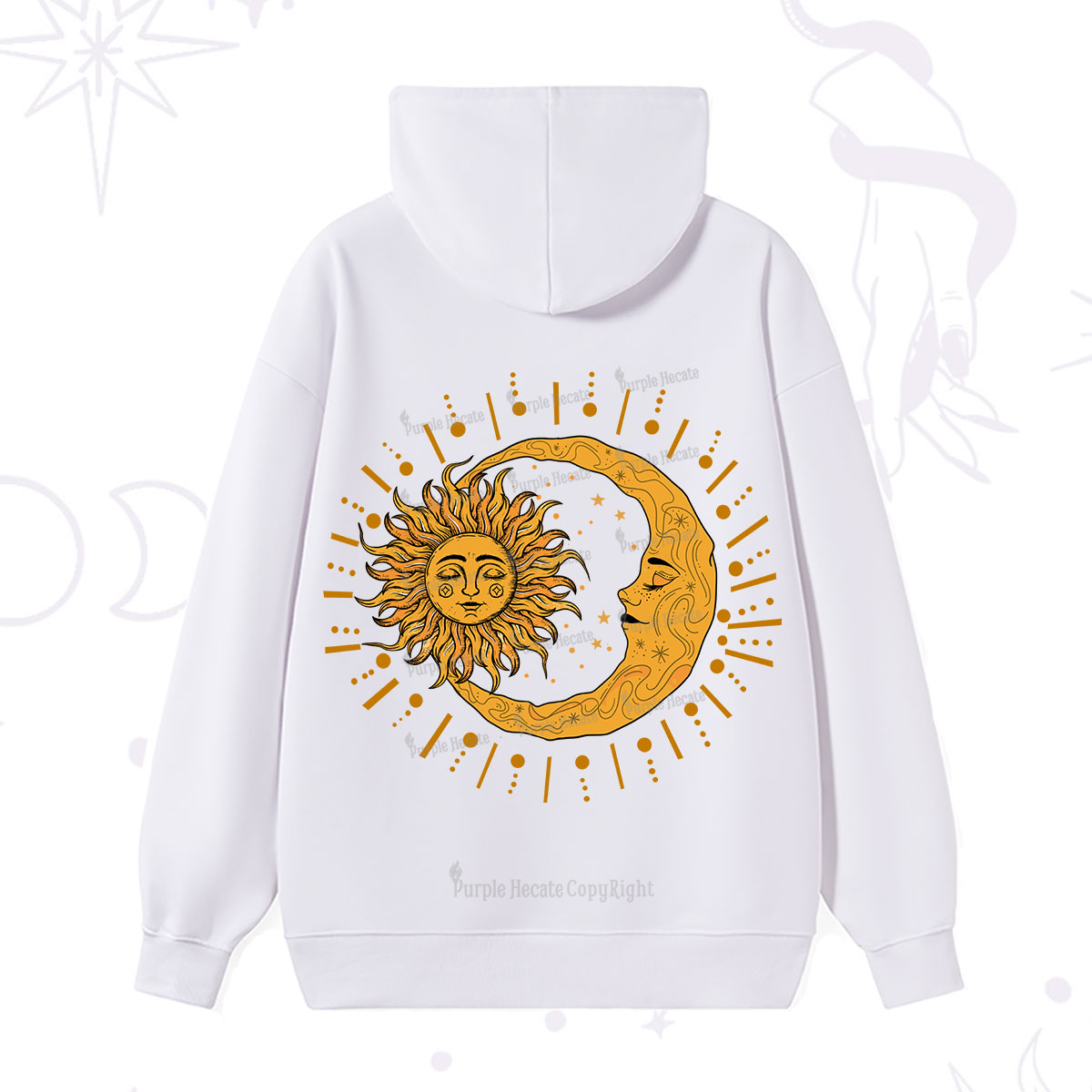Purplehecate Solar & Lunar Spirit Hoodie