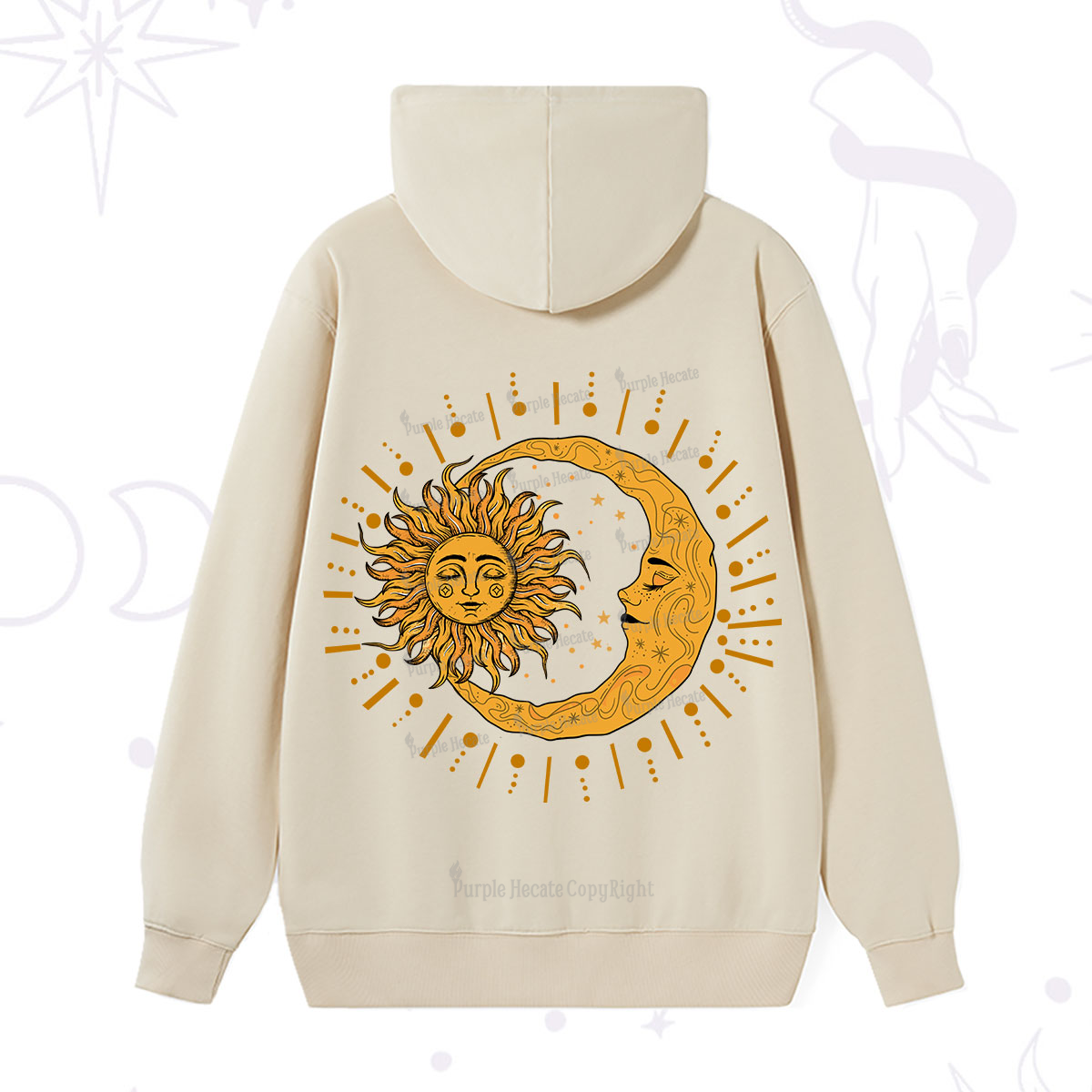 Purplehecate Solar & Lunar Spirit Hoodie