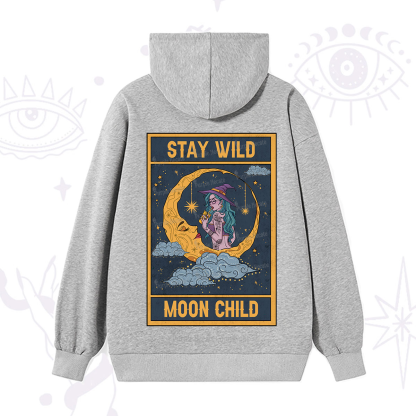 Purplehecate The Stay Wild Moon Child Oracle Card Hoodie