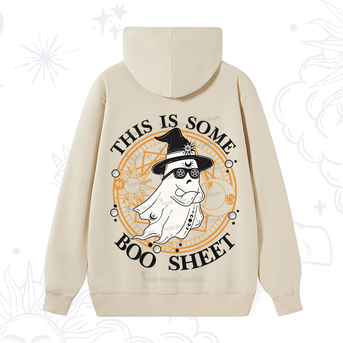 Purplehecate This Is Some Boo Sheet Halloween Hoodie