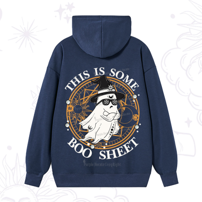 Purplehecate This Is Some Boo Sheet Halloween Hoodie