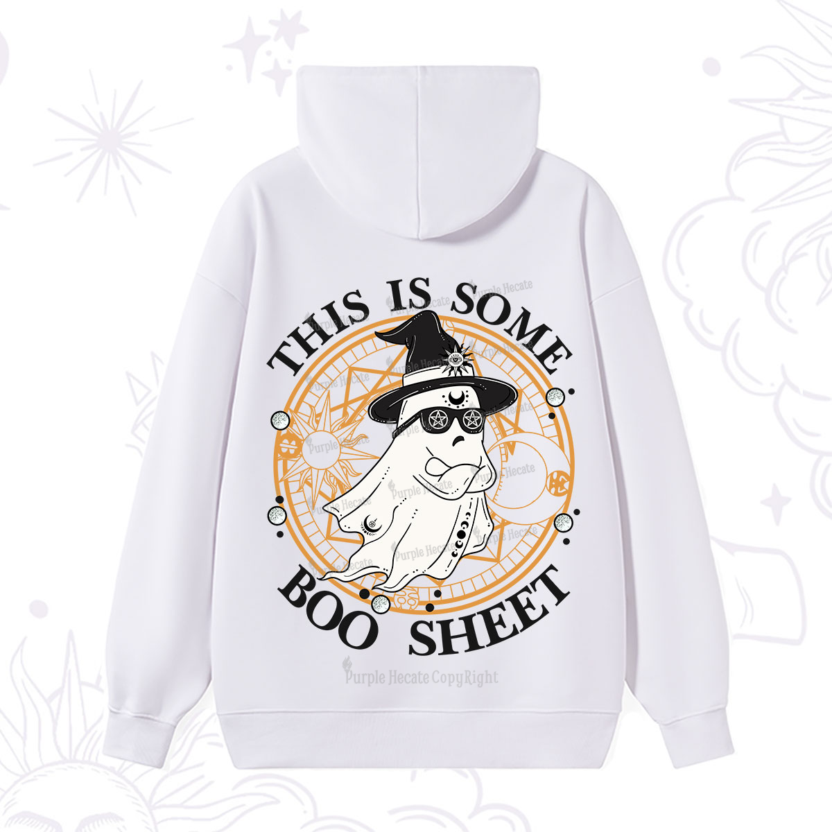 Purplehecate This Is Some Boo Sheet Halloween Hoodie