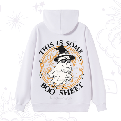 Purplehecate This Is Some Boo Sheet Halloween Hoodie