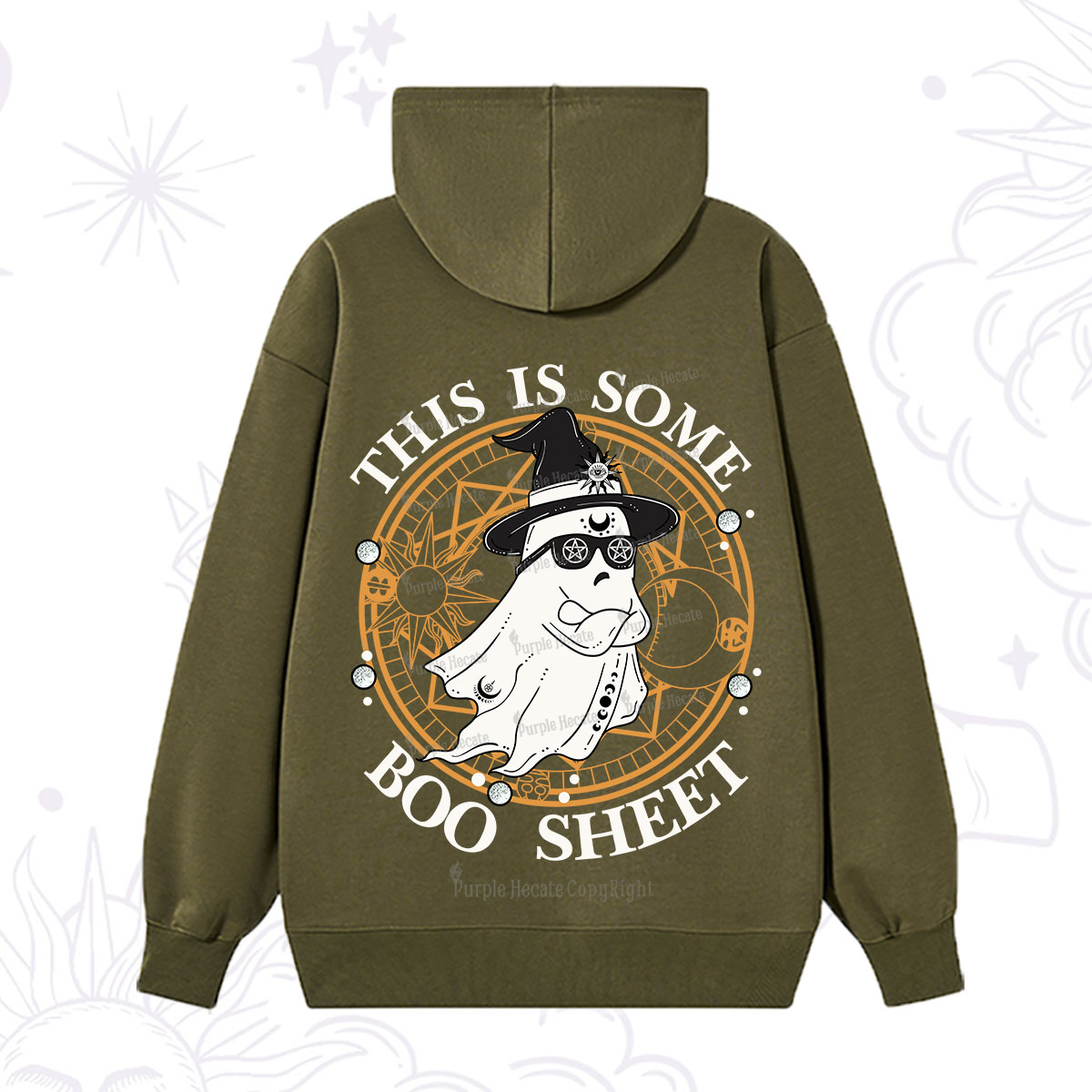 Purplehecate This Is Some Boo Sheet Halloween Hoodie
