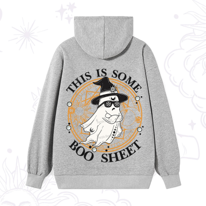 Purplehecate This Is Some Boo Sheet Halloween Hoodie