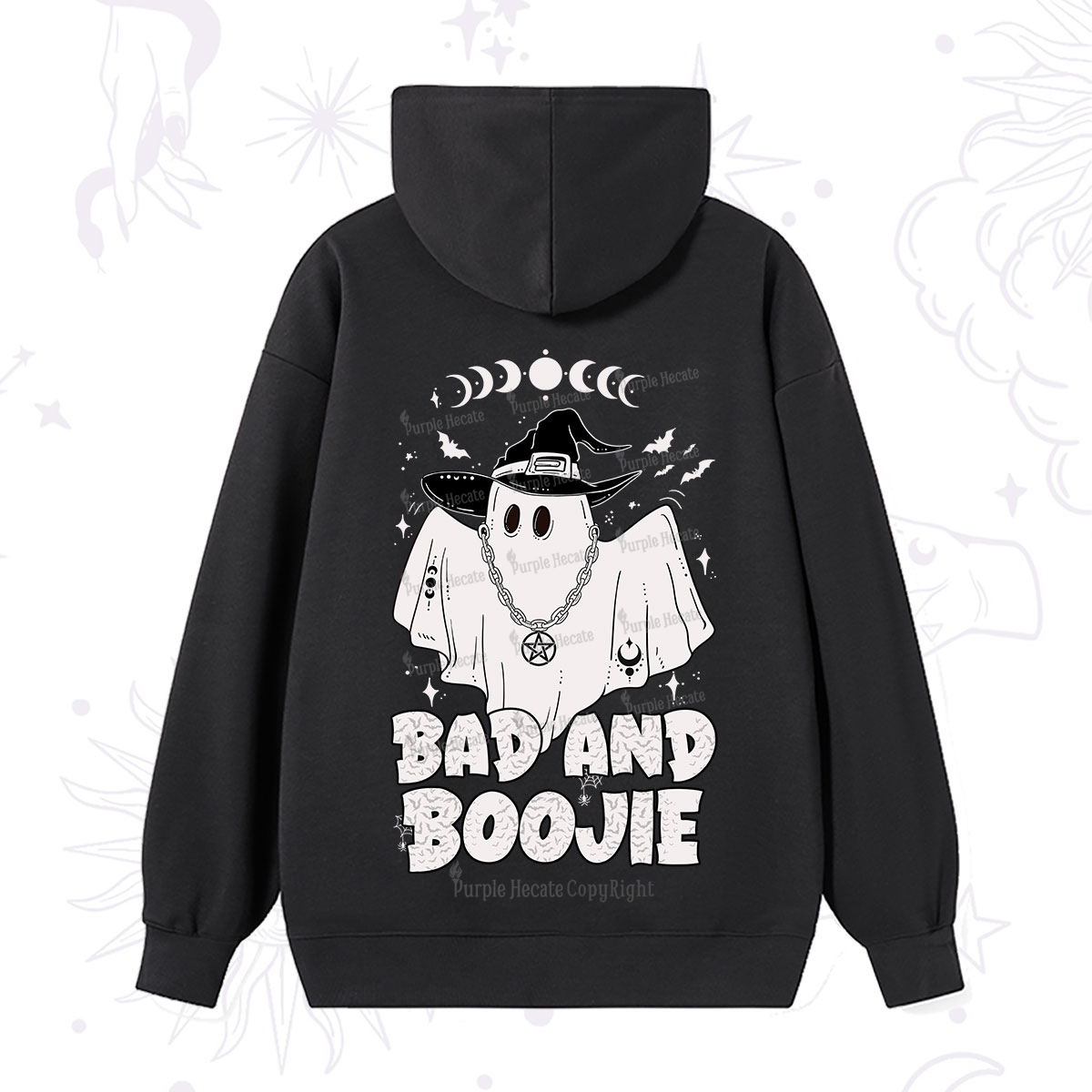 Purplehecate Bad and Boo Jee Halloween Hoodie
