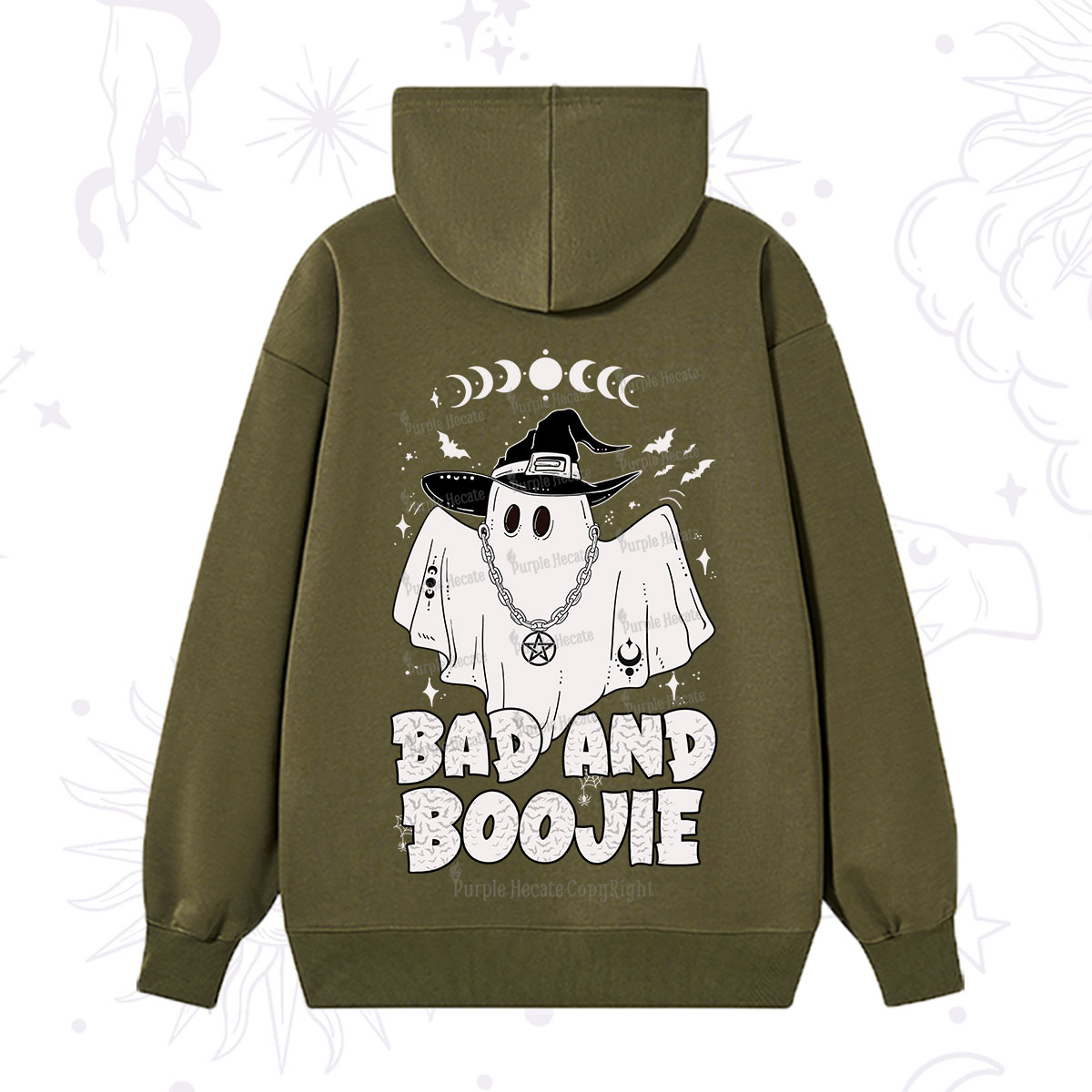 Purplehecate Bad and Boo Jee Halloween Hoodie
