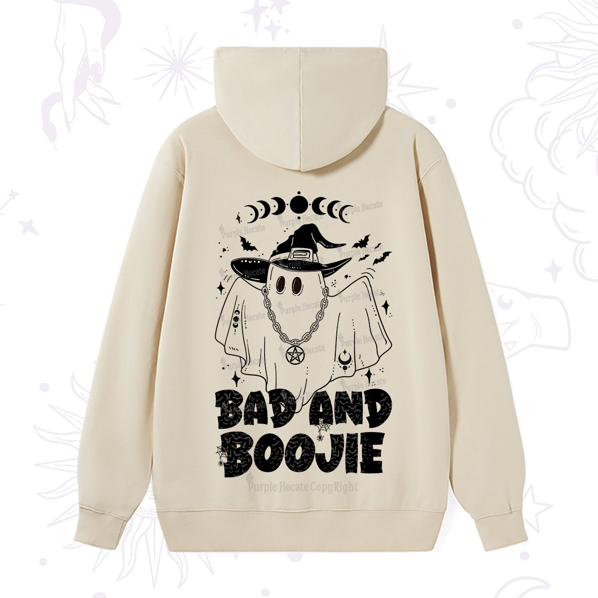 Purplehecate Bad and Boo Jee Halloween Hoodie