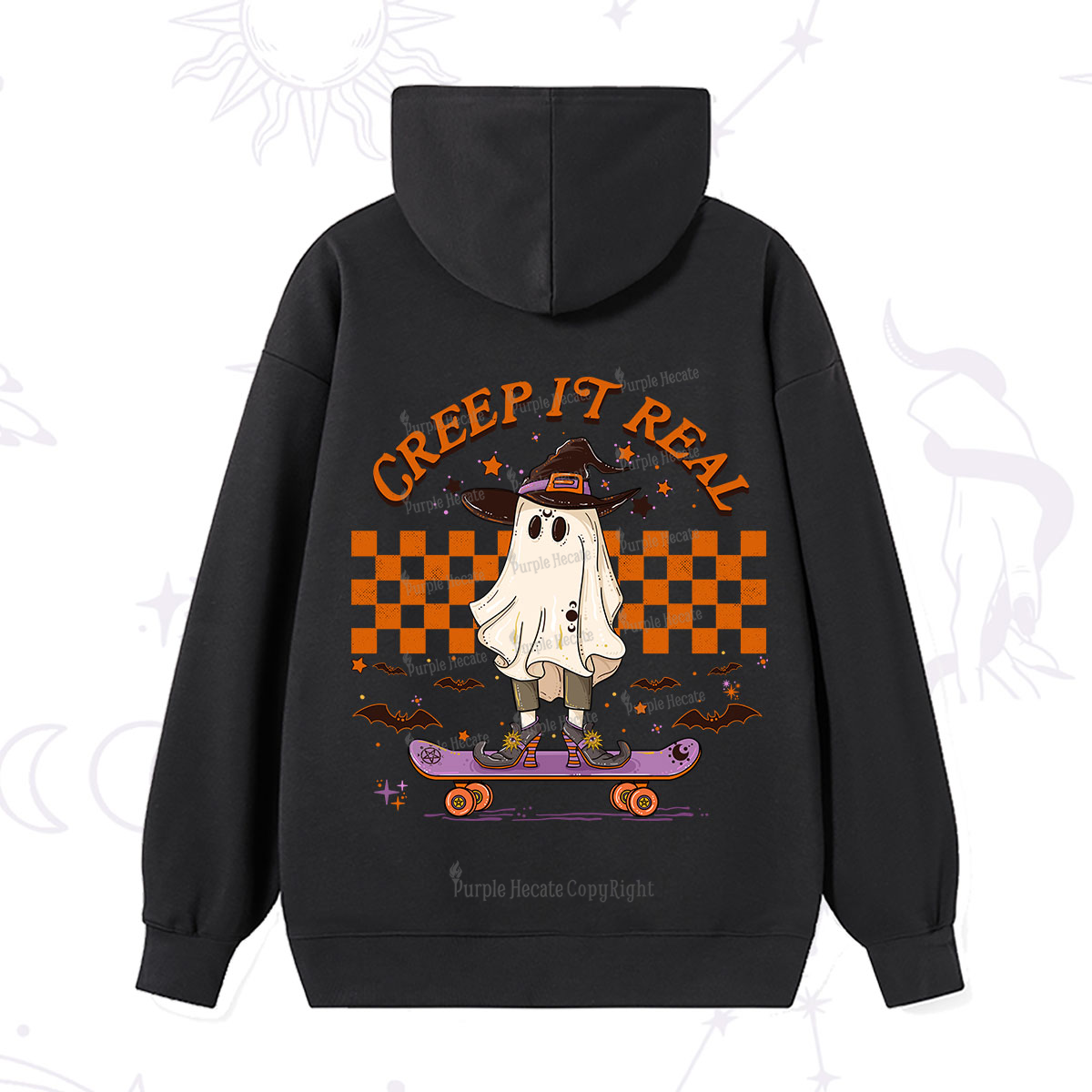 Purplehecate Creep It Real Halloween Hoodie