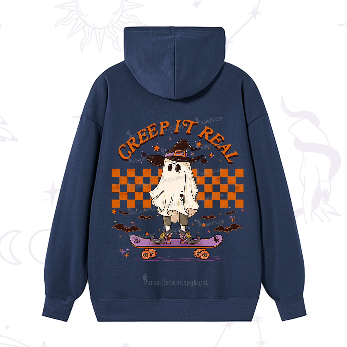 Purplehecate Creep It Real Halloween Hoodie