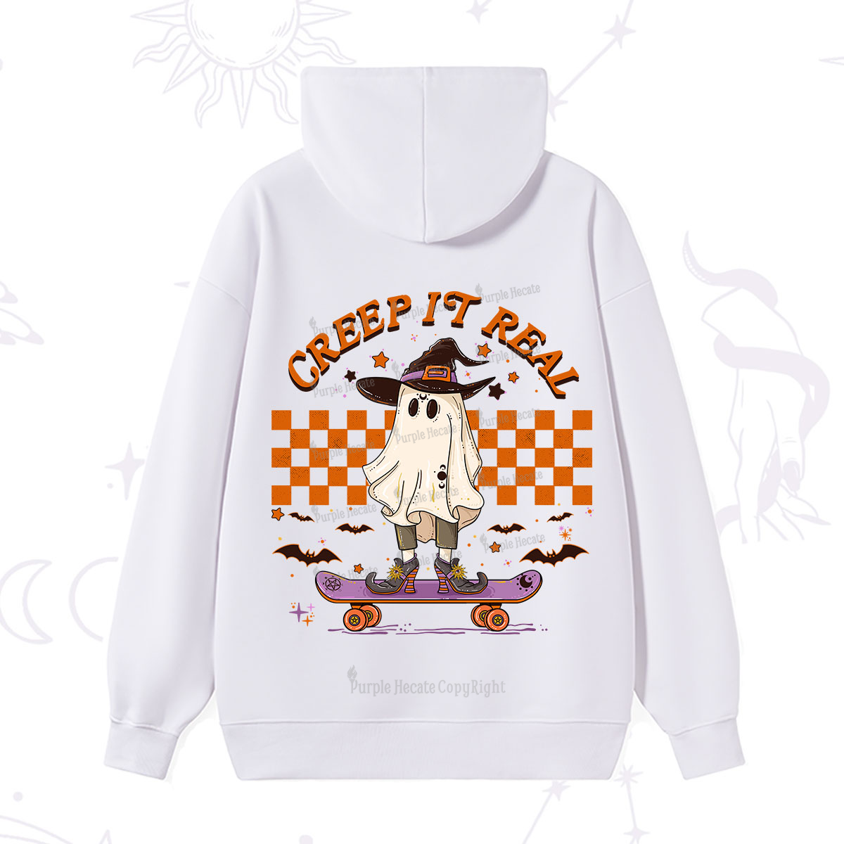 Purplehecate Creep It Real Halloween Hoodie