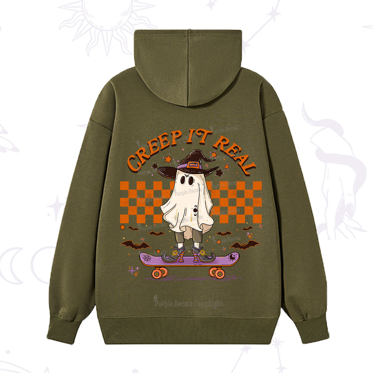 Purplehecate Creep It Real Halloween Hoodie