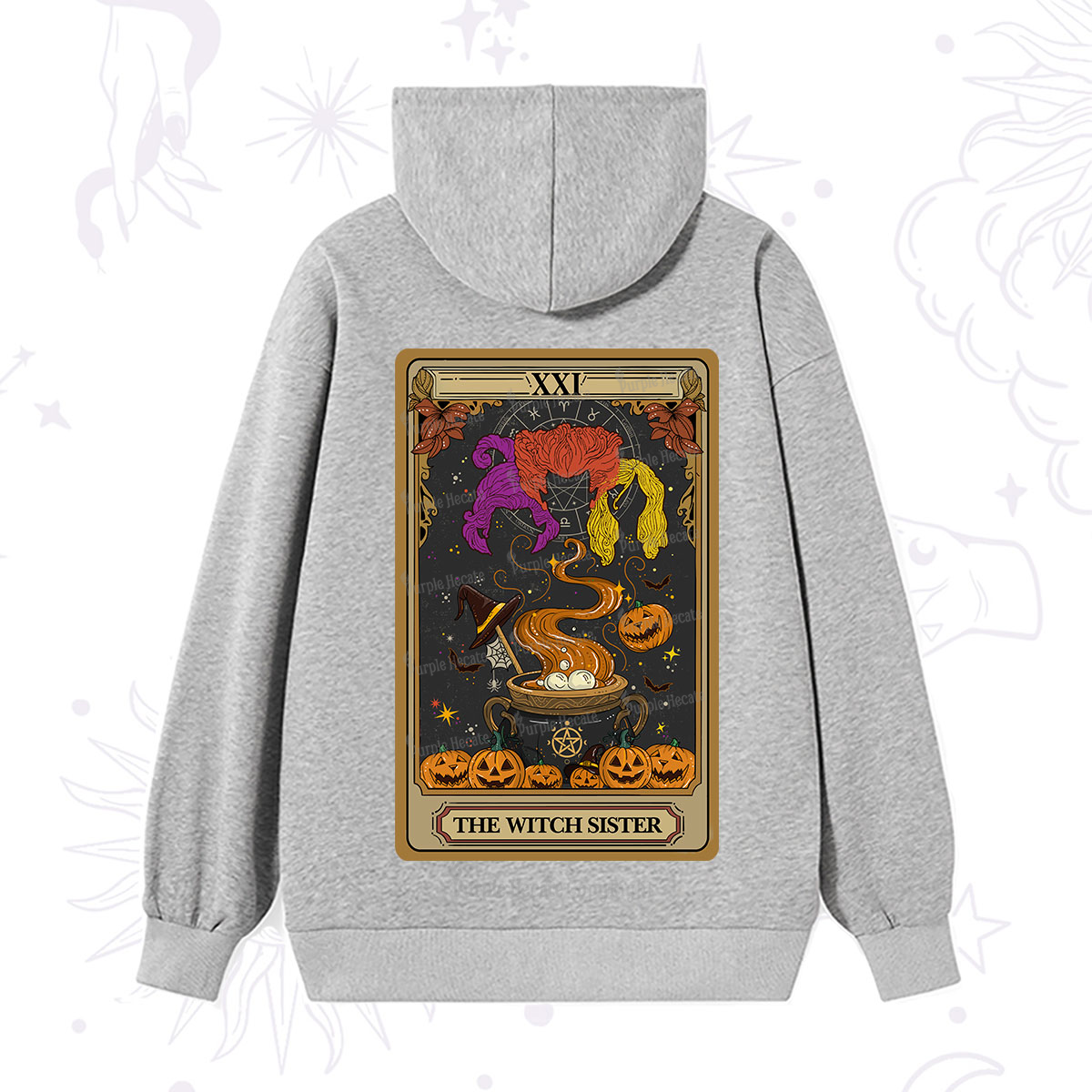 Purplehecate The Witch Sister Tarot Halloween Hoodie
