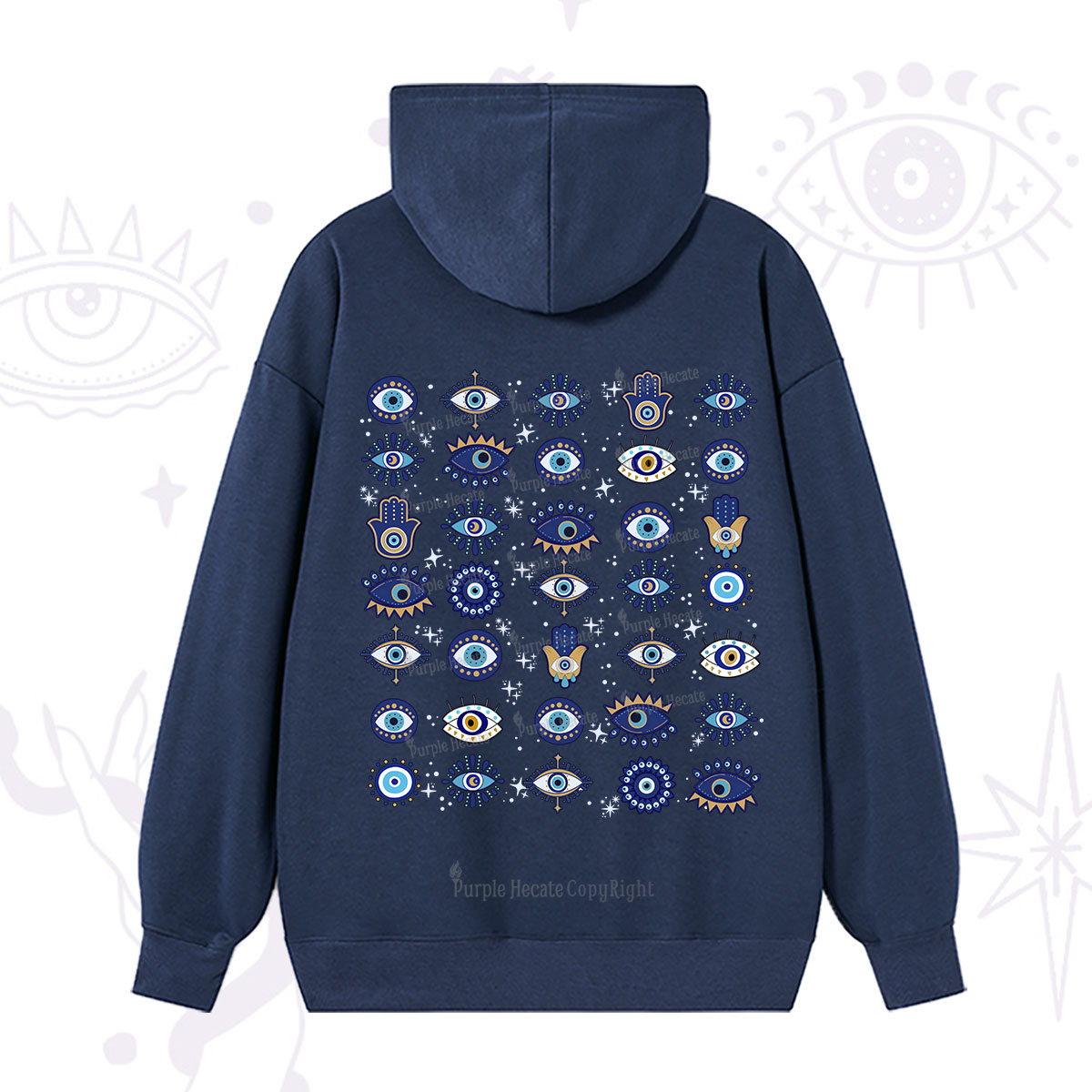 Purplehecate Evil Eye Protection Hoodie