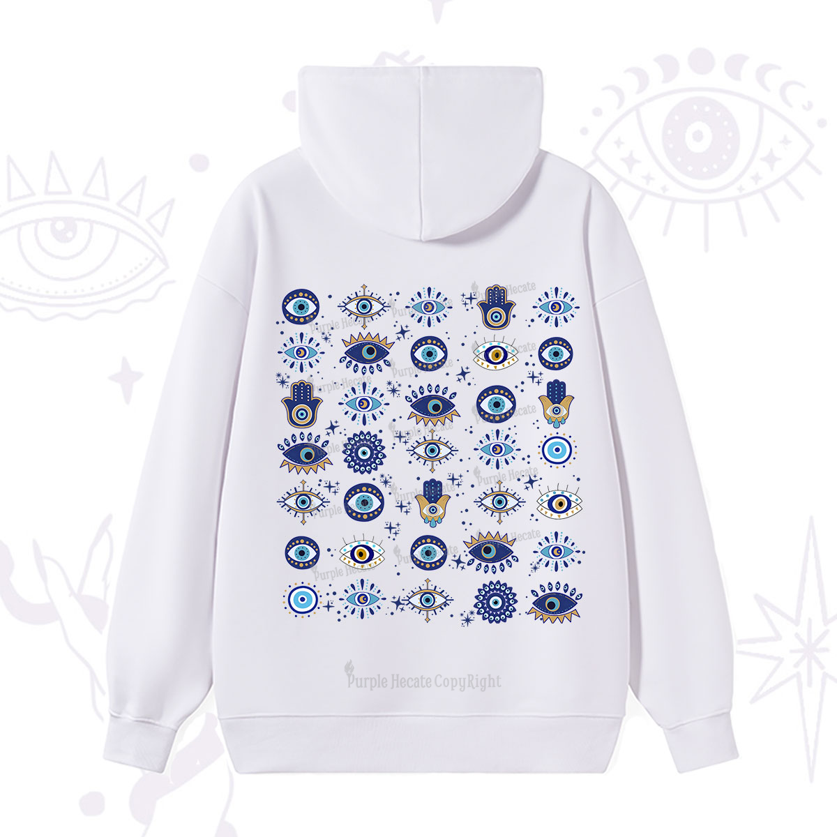 Purplehecate Evil Eye Protection Hoodie