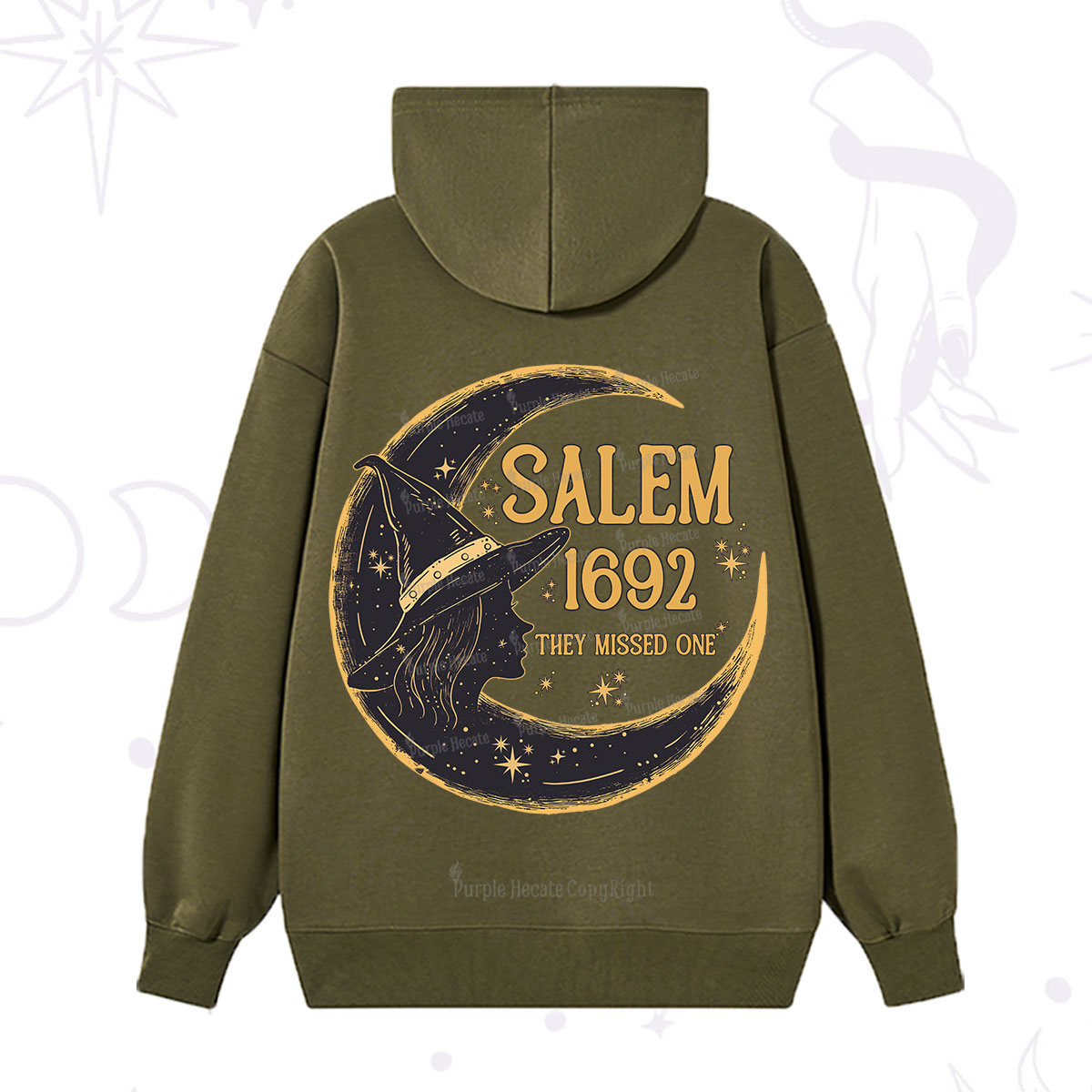 Purplehecate 1692 Salem Witch Hoodie