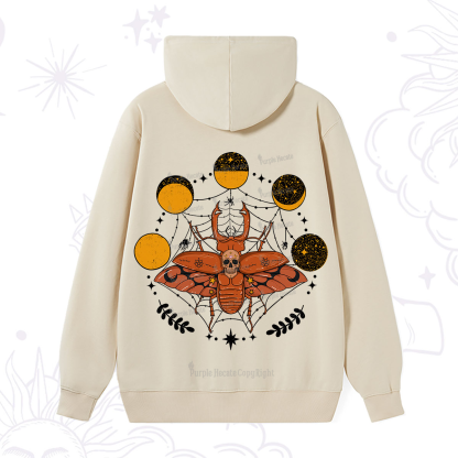 Purplehecate Lunar Web Death Beetle Hoodie