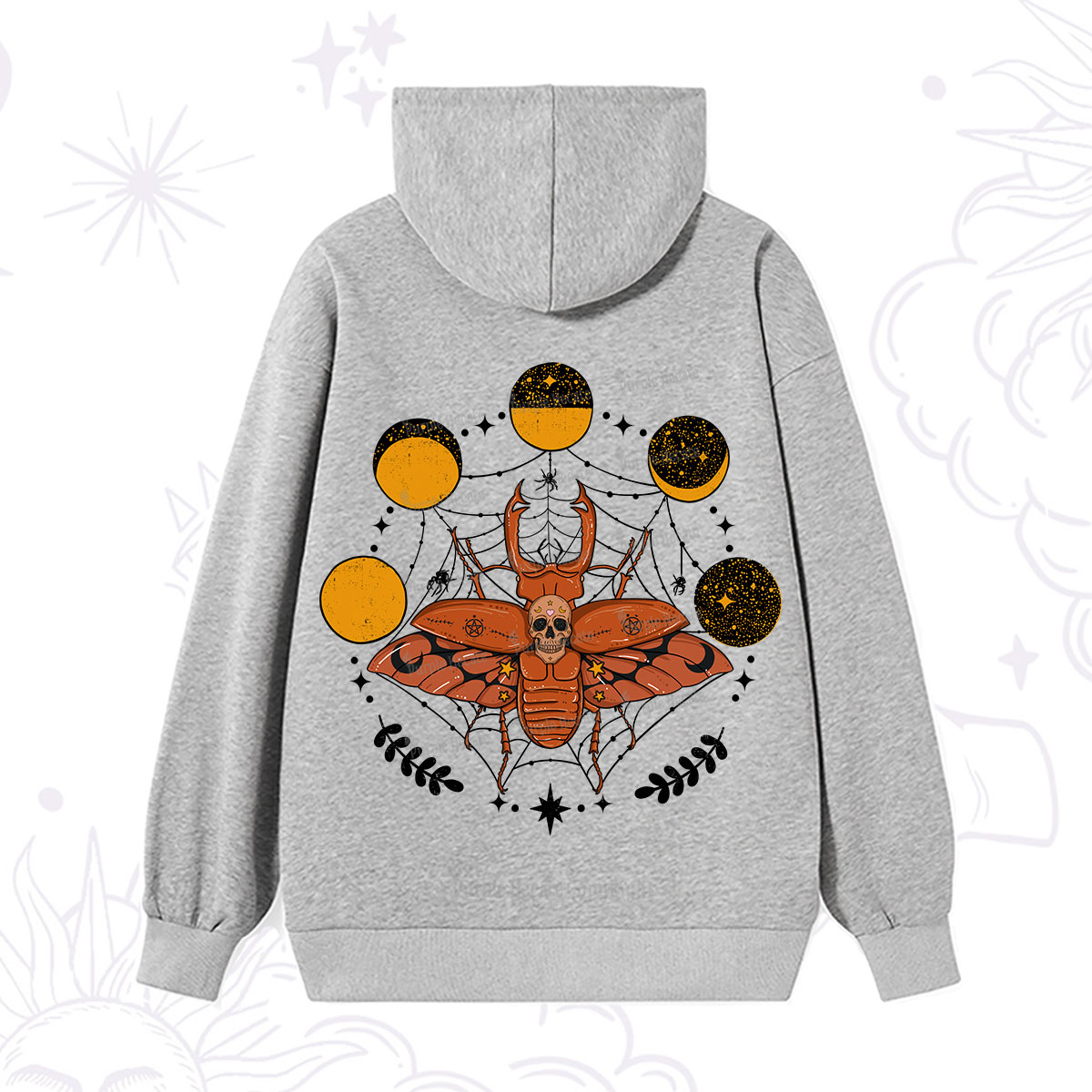 Purplehecate Lunar Web Death Beetle Hoodie