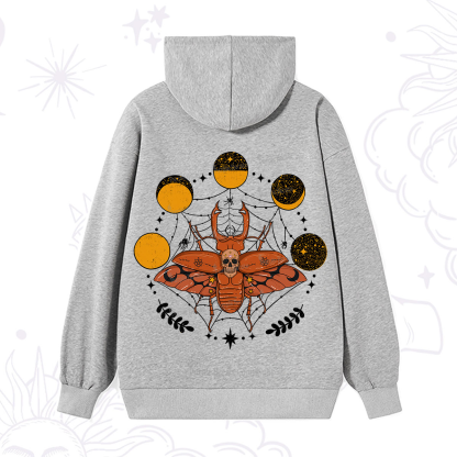 Purplehecate Lunar Web Death Beetle Hoodie