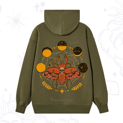 Purplehecate Lunar Web Death Beetle Hoodie