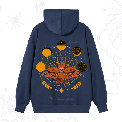Purplehecate Lunar Web Death Beetle Hoodie