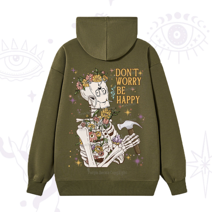 Purplehecate Don't Worry Be Happy Hoodie