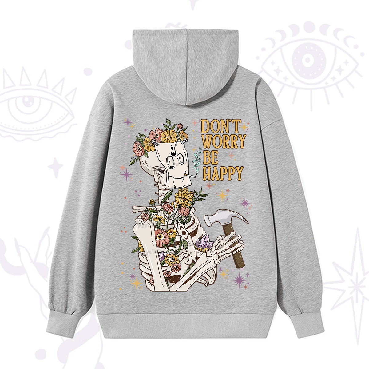 Purplehecate Don't Worry Be Happy Hoodie